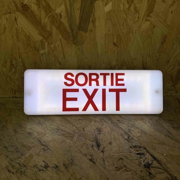 Air France Airbus A318 F-GUGJ emergency exit sign for sale.