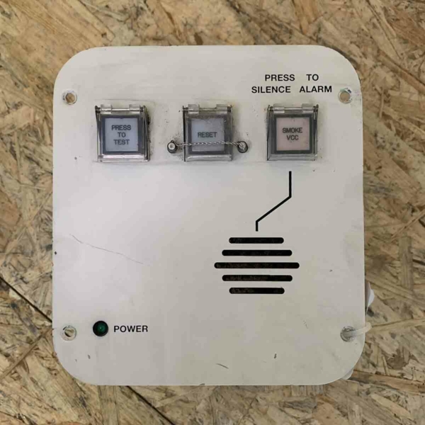 KLM Boeing 747 PH-BFR smoke alarm control panel for sale.