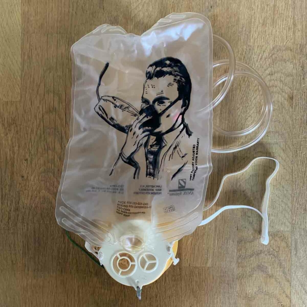 Aircraft oxygen mask for sale.