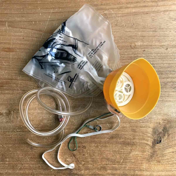 Aircraft passenger oxygen mask for sale.