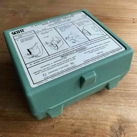 Scott 802300-11 PBE emergency escape breathing device for sale.