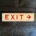 Boeing emergency exit sign for sale.