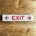 Boeing emergency exit sign for sale.