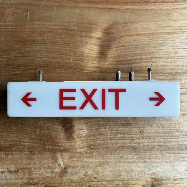 Boeing emergency exit sign for sale.