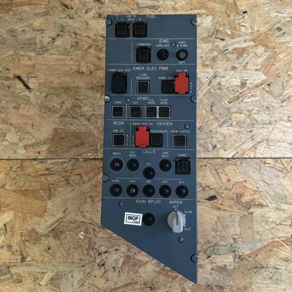 Airbus A330 overhead control panel 211VU for sale.