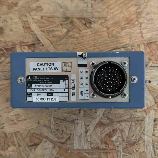 Airbus cockpit voice recorder control box for sale.