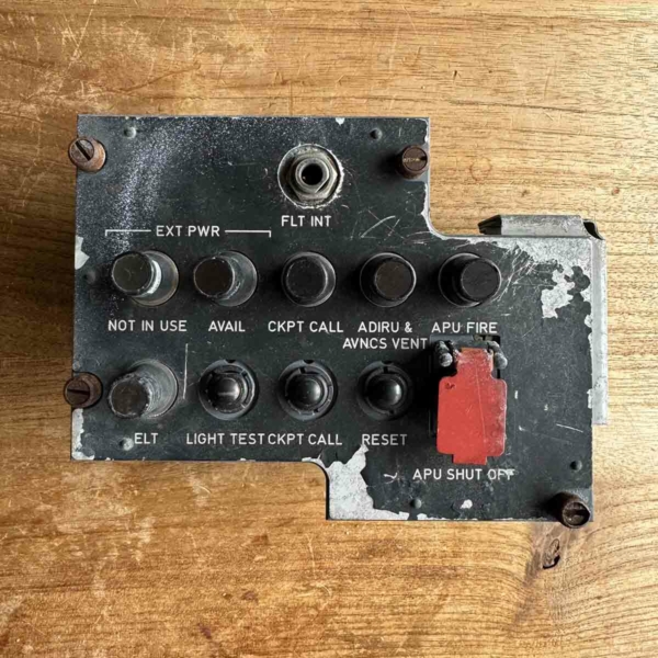 easyJet Airbus A319 EI-GUD circuit breaker panel 198VU for sale.