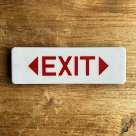 Airbus A320 family emergency exit sign for sale.