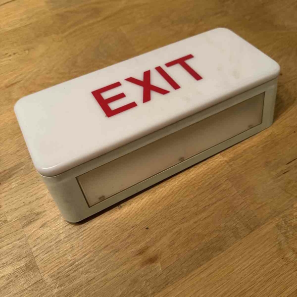 Airbus A340 emergency exit sign for sale.