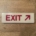 Airbus A340 emergency exit sign for sale.