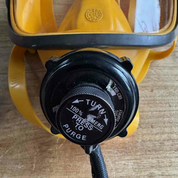 Scott aircraft fire fighter oxygen mask for sale.