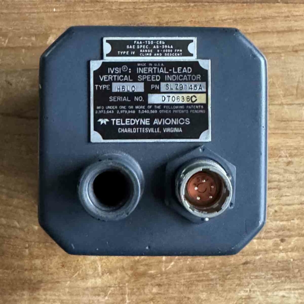 Teledyne Avionics inertial lead vertical speed indicator for sale.