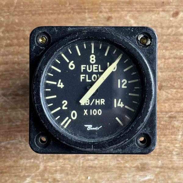 Bendix Aviation Corp fuel flow indicator for sale.