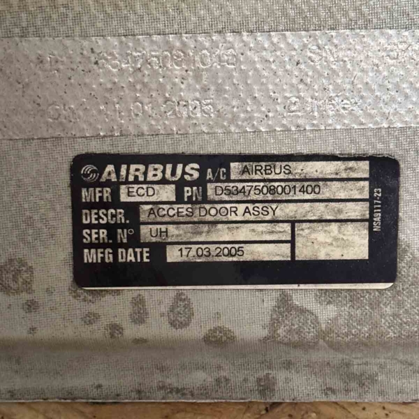 Airbus A319 access door for sale.