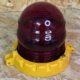 Airport obstruction light lens and attachment ring for sale.