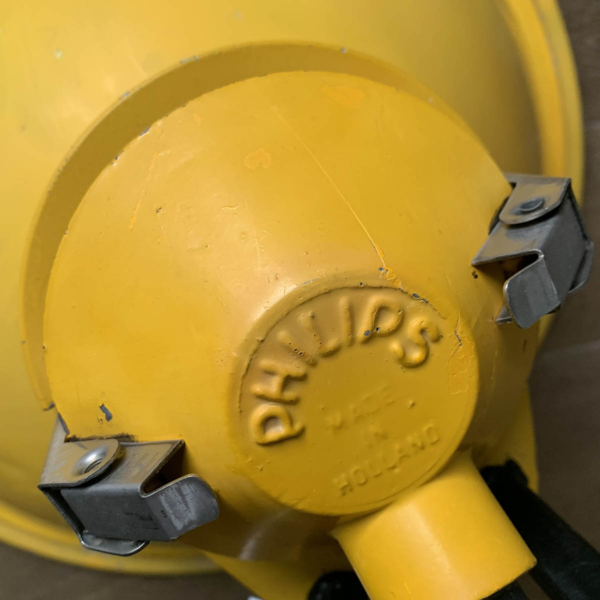 Large Philips runway light from Schiphol Airport for sale.